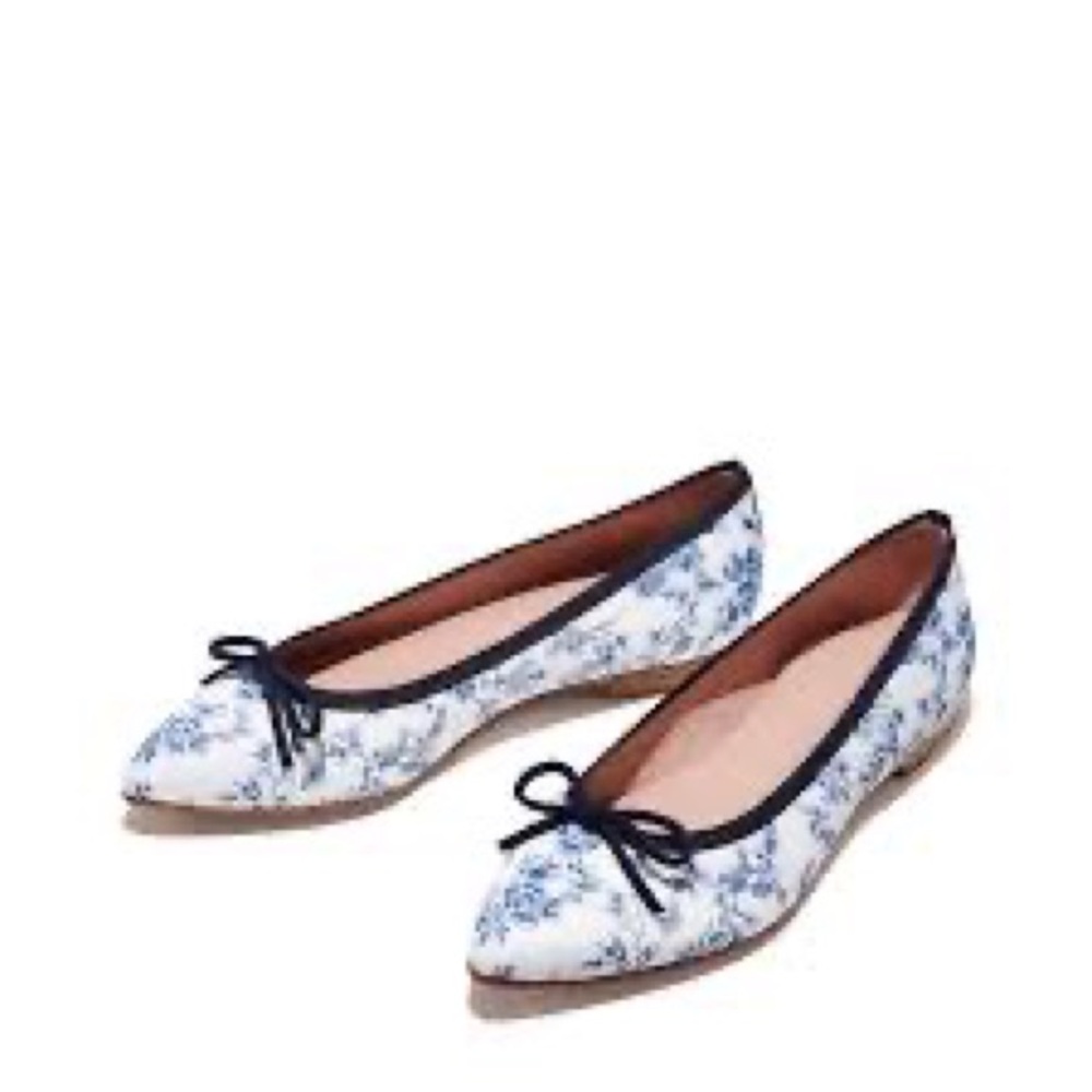 SOLD GMG x Margaux Blue Toile Flats